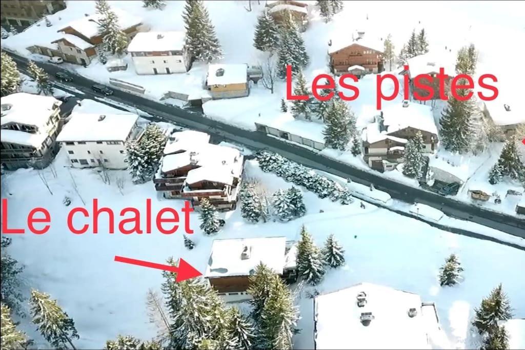 Chalet Robaumont - Grand Chalet Familial Proche Du Centre Et Des Pistes คูร์เชอแวล ภายนอก รูปภาพ