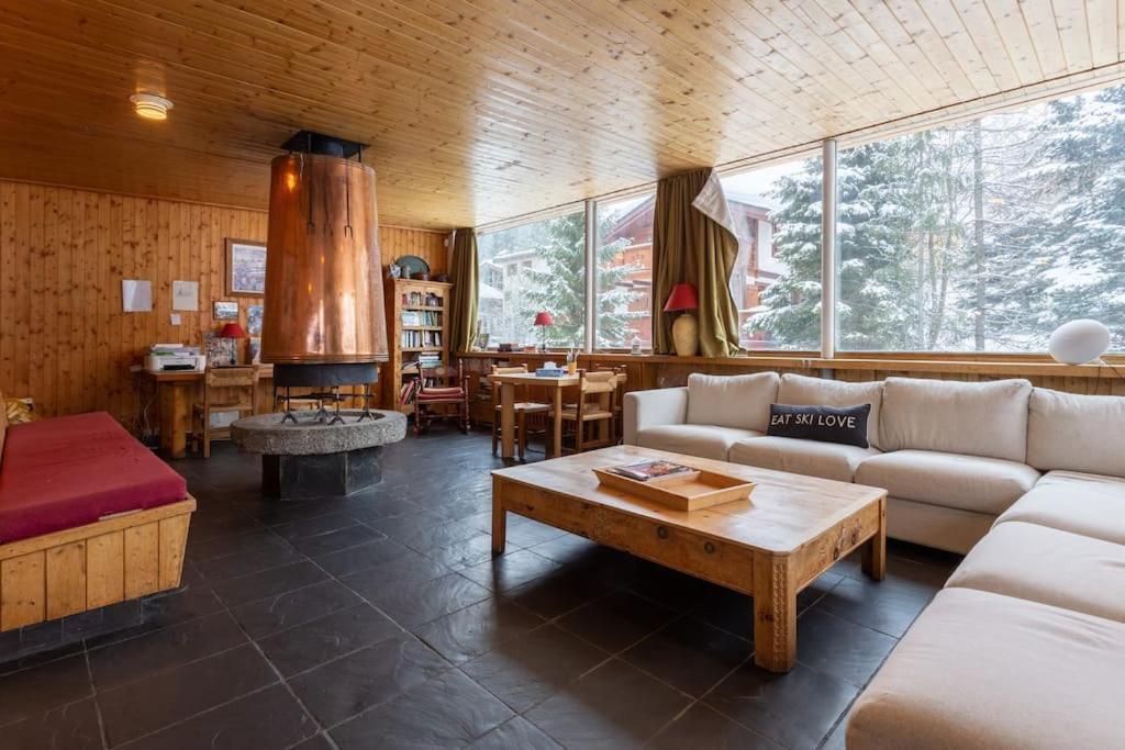 Chalet Robaumont - Grand Chalet Familial Proche Du Centre Et Des Pistes คูร์เชอแวล ภายนอก รูปภาพ
